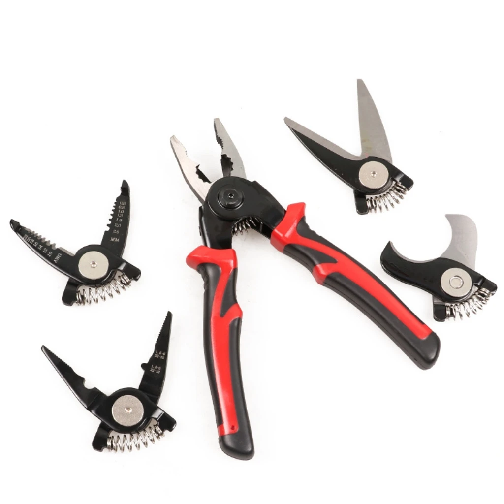 5-in-1 Multi-functional Head Changing Pliers Tool Set