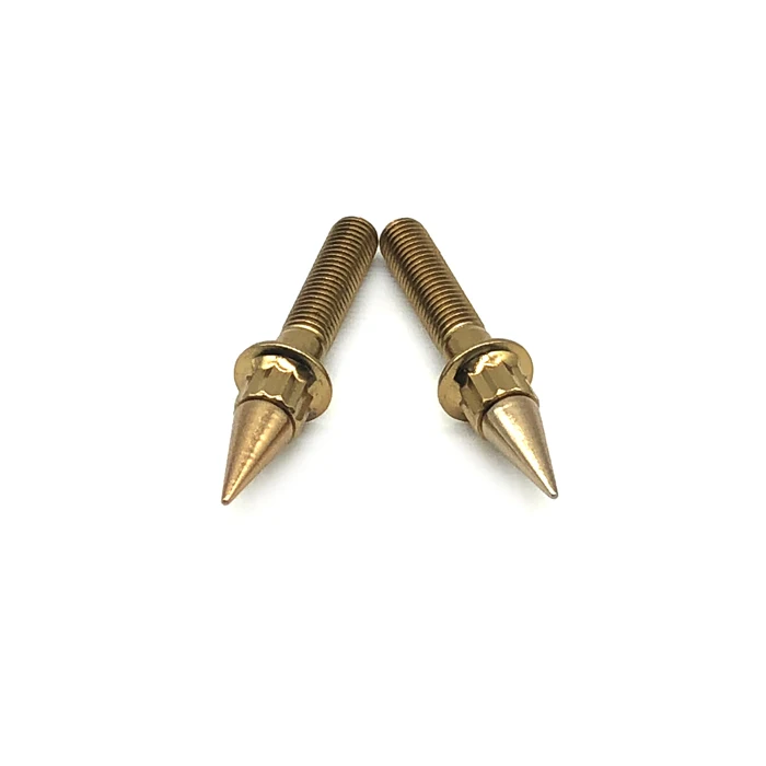 Manufacture Chrome Zinc Plated wheel rim 12 Point Flange Bolt