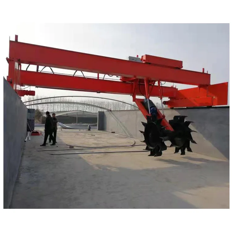 Manufacturers fermentation bed compost turner