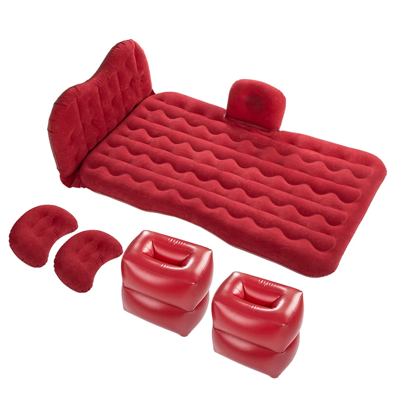 C02 новый патентный продукт ПВХ Оксфорд Флокированный надувной автомобильный матрас надувная кровать флокировка стиль