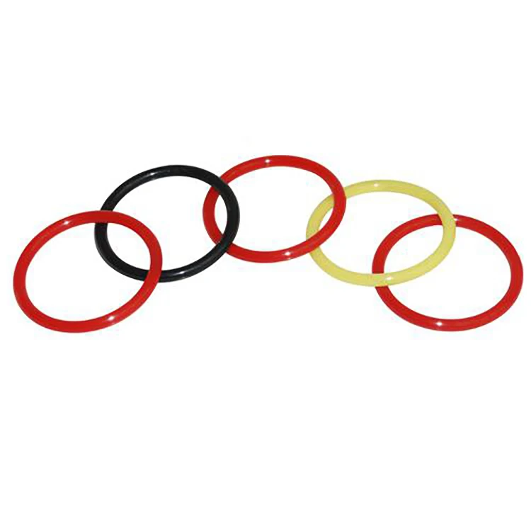 suppliers custom black colored ptfe o-ring te floning ring graphite filling ptfe gaskets sheet plastic rings