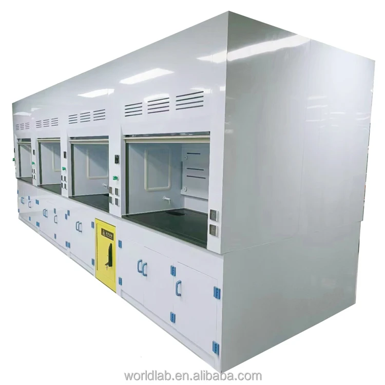 PP acid and alkali resistant fume hood physical and chemical experiment safety operation exhaust hood