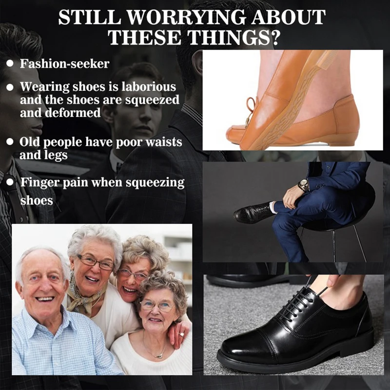 Factory Wholesale Custom LOGO Lazy Shoe Helper Long Luxury Handle Metal Shoe Horn