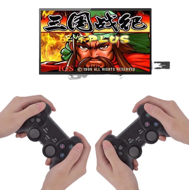 Family TV 8G Built-in 3500 Games Stick 2.4G Wireless controller gamepad 4K HD A7 Video game Console Classic game dual joystick