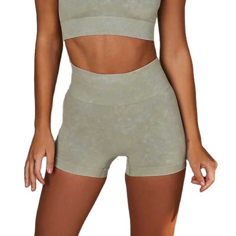 Europe and the United States tight sports seamless yoga pants fitness yoga shorts