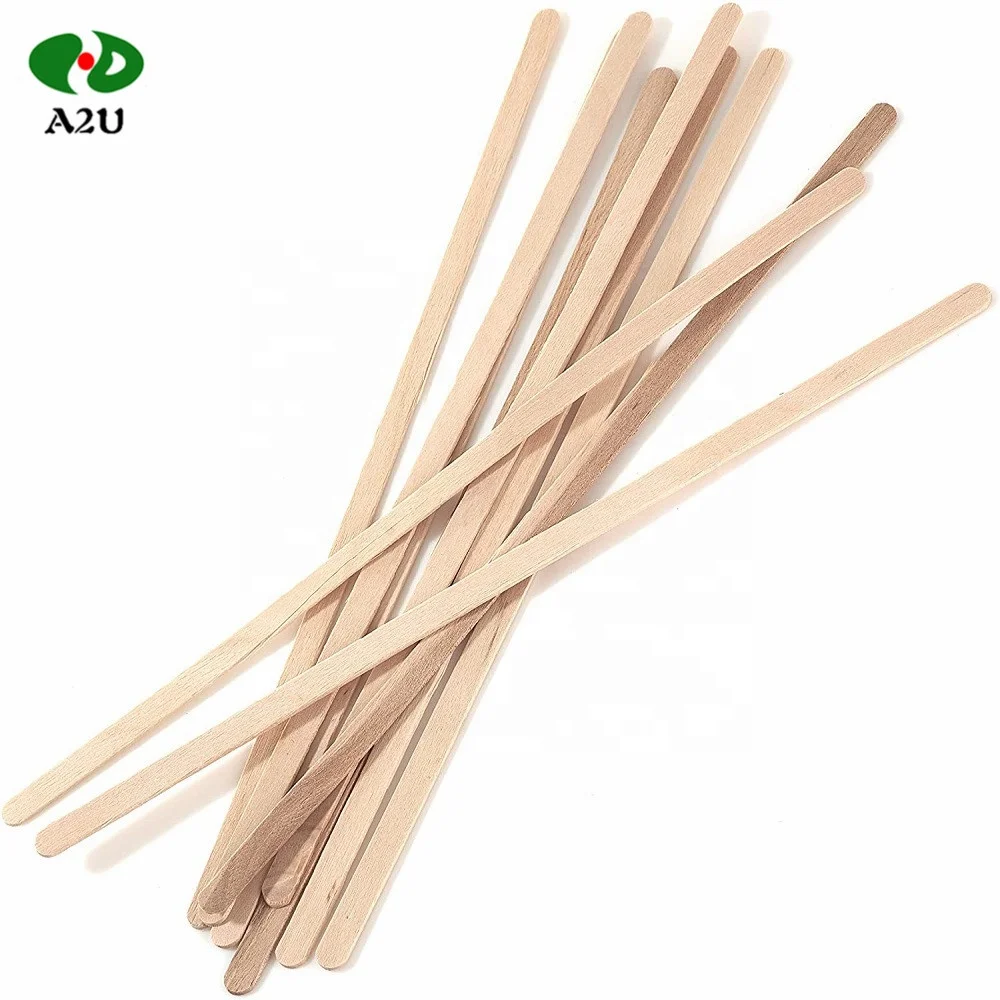 2021 Hot sell Disposable Wooden drink coffee stirrer bar