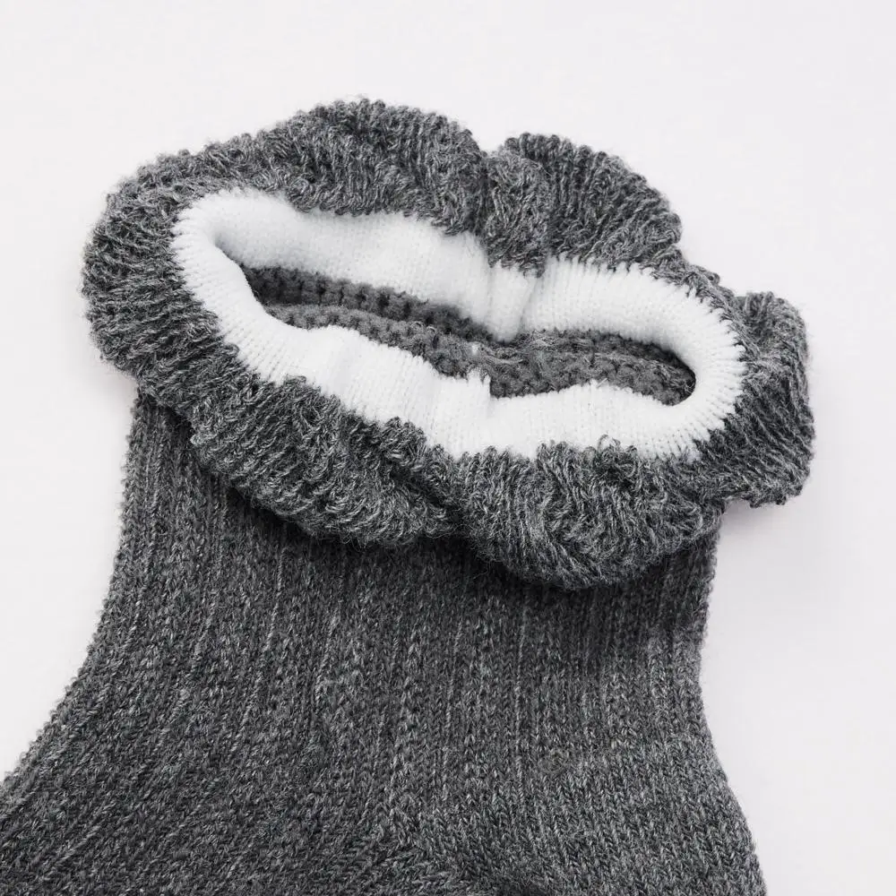 Knee Custom Babies High Tube Months 3D Lamb Crawl Cotton Love Children Vintage Colored Slip On For Lace Doted 0-12 Baby Socks