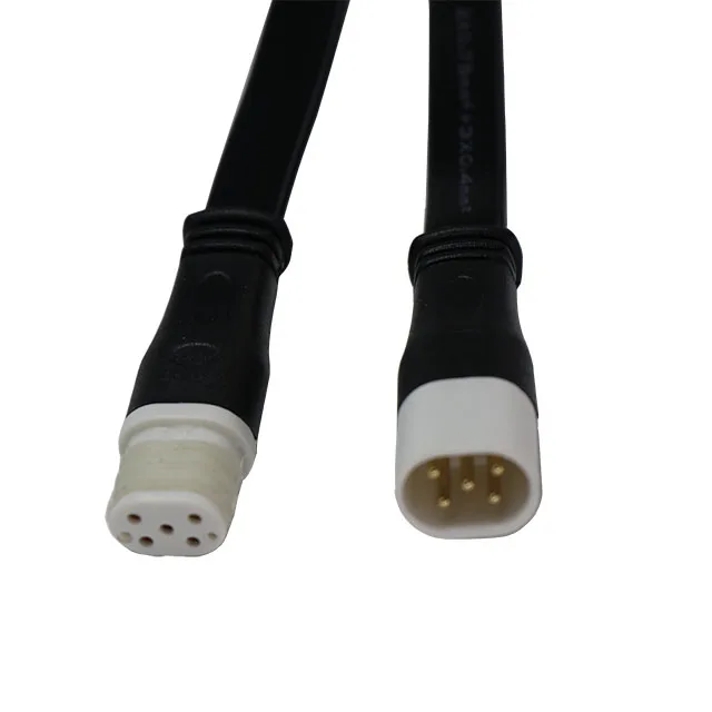 Плоский кабель 3-контактный электрический терминал штекер-гнездо индивидуальный разъем для светодиодных фонарей