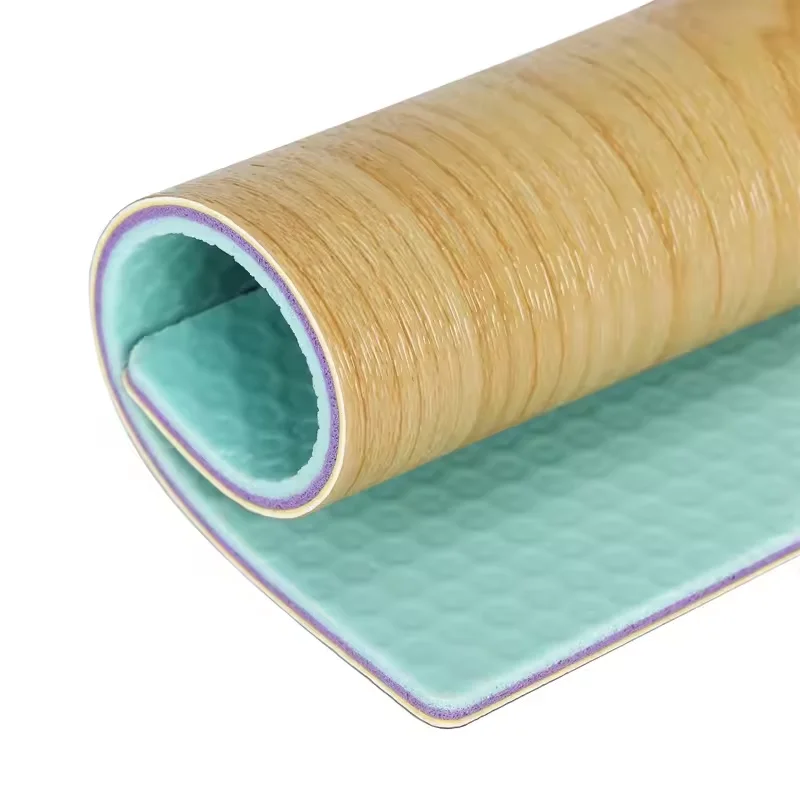 4.5mm PVC Indoor flooring wood pattern Sport Court Gym Floor for Basketball Table Tennis Plastic