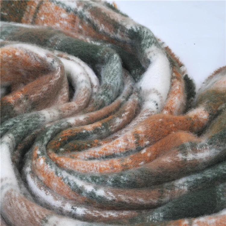 Polyester Homely Winter Woven Throw Blankets