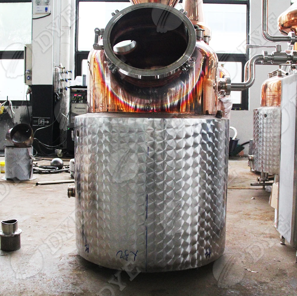 
DYE 1500L steam heating boilers distillery vodka whiskey distillation equipment alcohol distiller for making wine 
