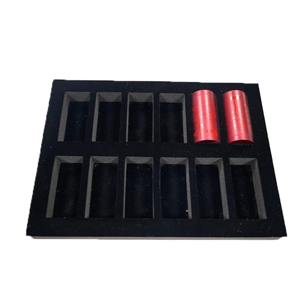 Factory Direct Export Foam Lined Box Gift Carton With Foam Inserts Shock Absorbing Red Wine Bottle Glass Strong Support
