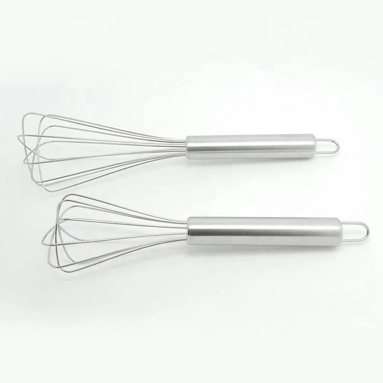 UJ-WS021  Food Grade 2pcs Stainless Steel Whisk Egg Mixer
