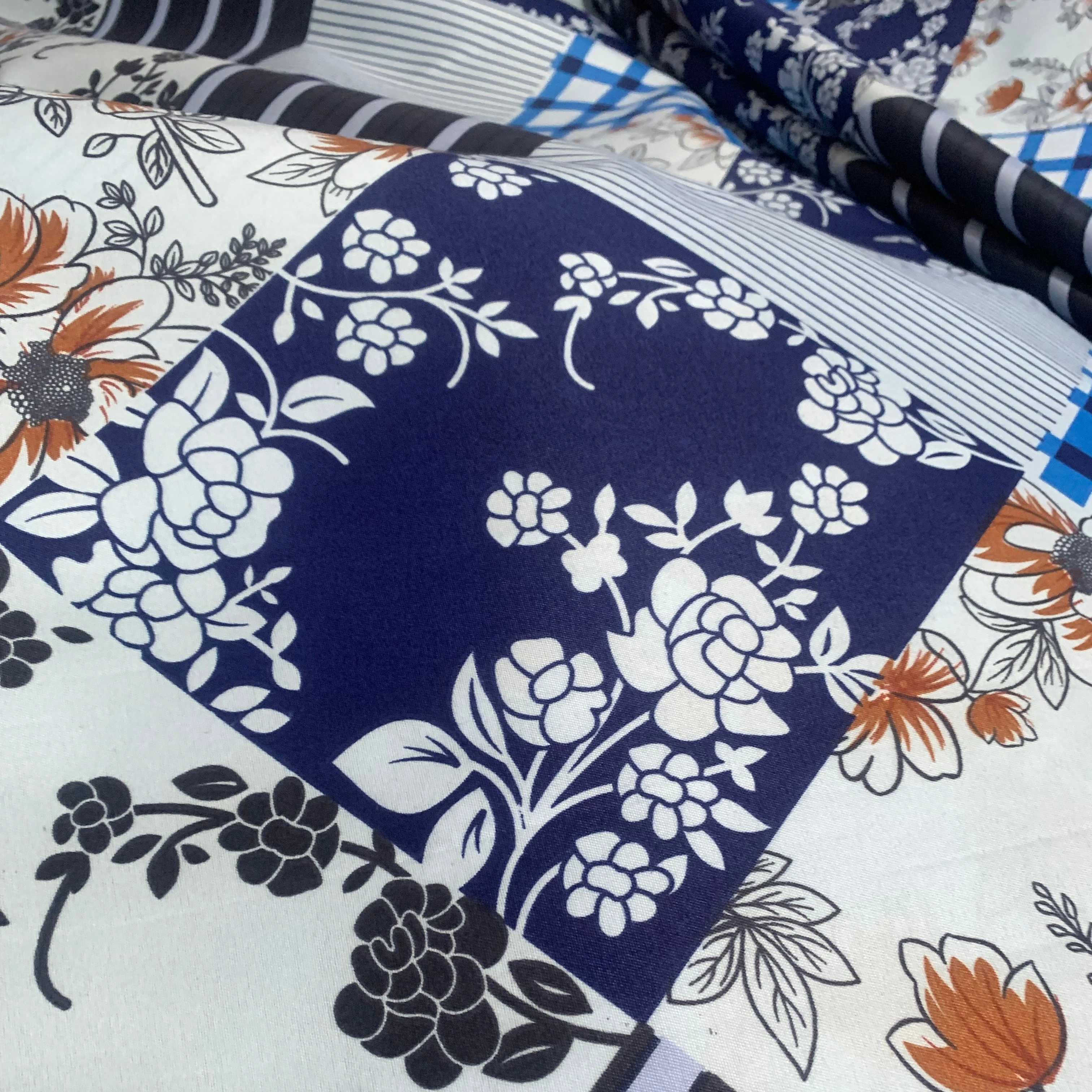 Shandong China factory curtain fabric textile raw material for bed sheet disperse printed fabric in roll