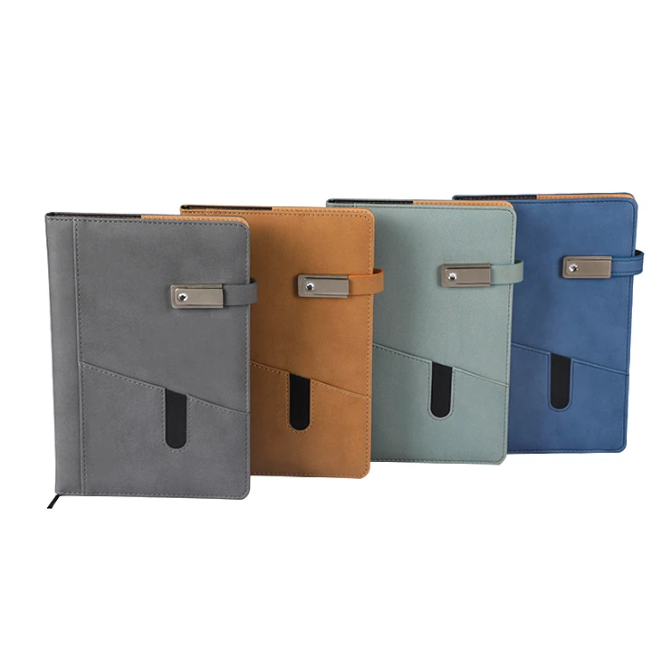 2024 New Travelers PU Leather Cover Journal Magnetic Buckle Diary Notebook With Card Holder