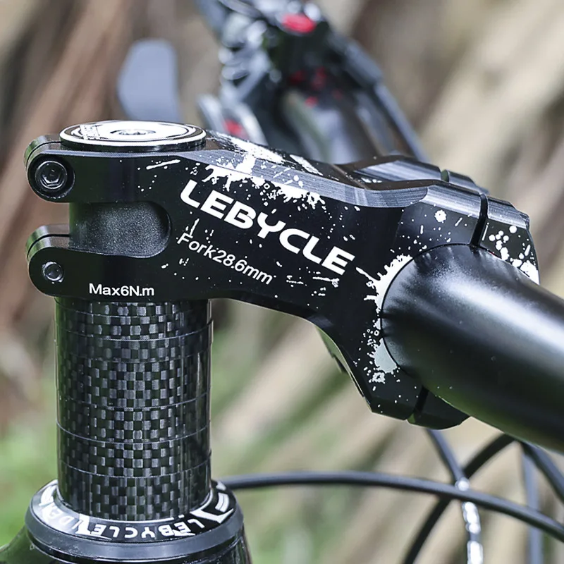 Lebycle MTB Road Bike Aheadest Stem 6061-T6 Alloy Ultralight Stem 31.8mm Handlebar 17 Degree 70MM Bike Stem