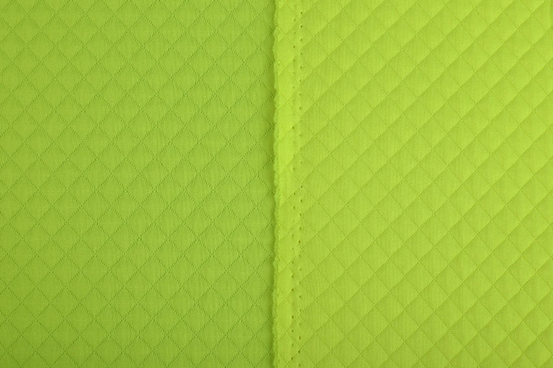 
Fluorescent yellow 100%polyester plaide Fabric for clothing & T shirt 