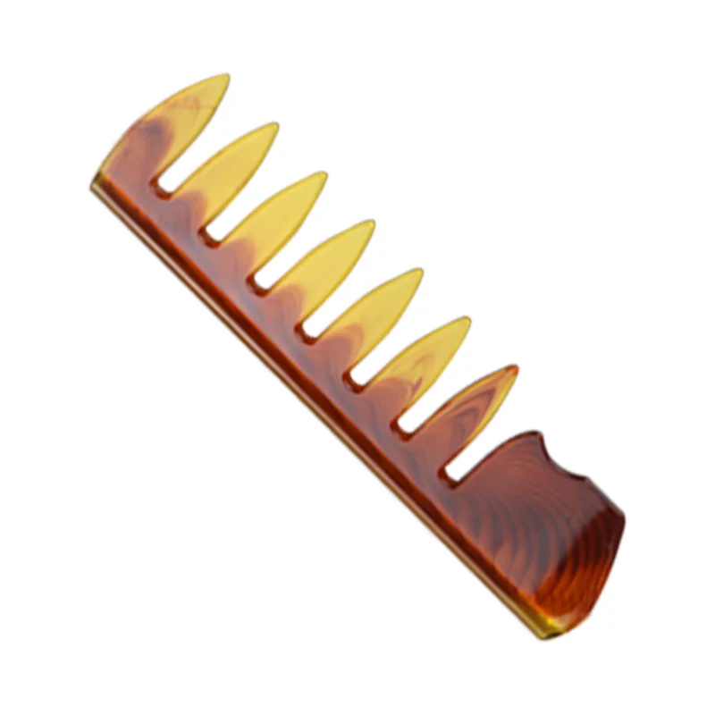 wholesale Custom Logo Printed plastic wide tooth hair comb salon or home hairdressing comb plastic comb