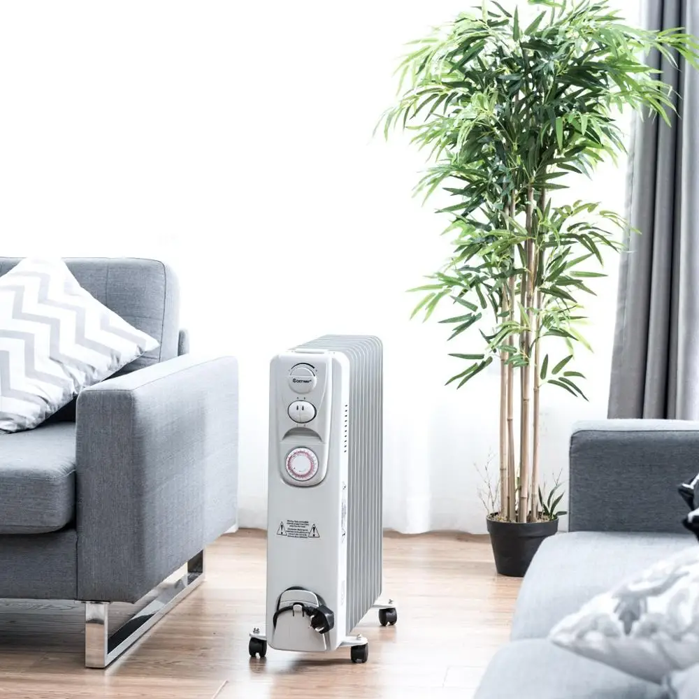 china ningbo supplier portable room 2500W 3 heating electric oil-filled radiator