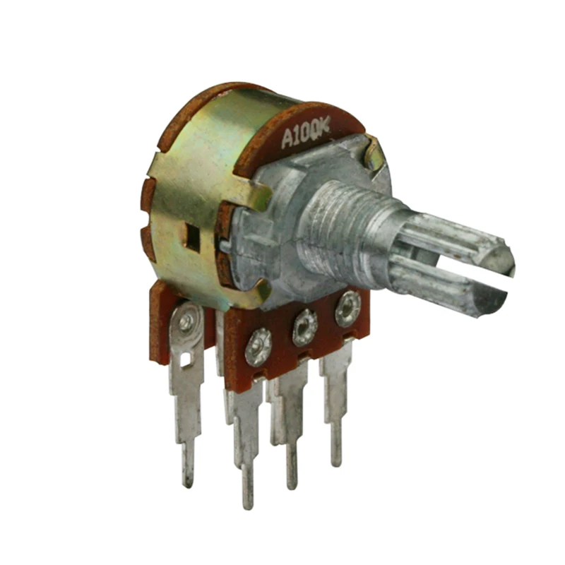 factory direct sale alps potentiometer 10k alpha taiwan electronic rotary solder lugs b10k b103 potentiometer 200k ohm