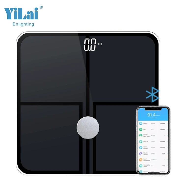 Factory Low Price Body Fat Scale Digital Indicator Weighing Smart Wifi Body Weight Bathroom Scale