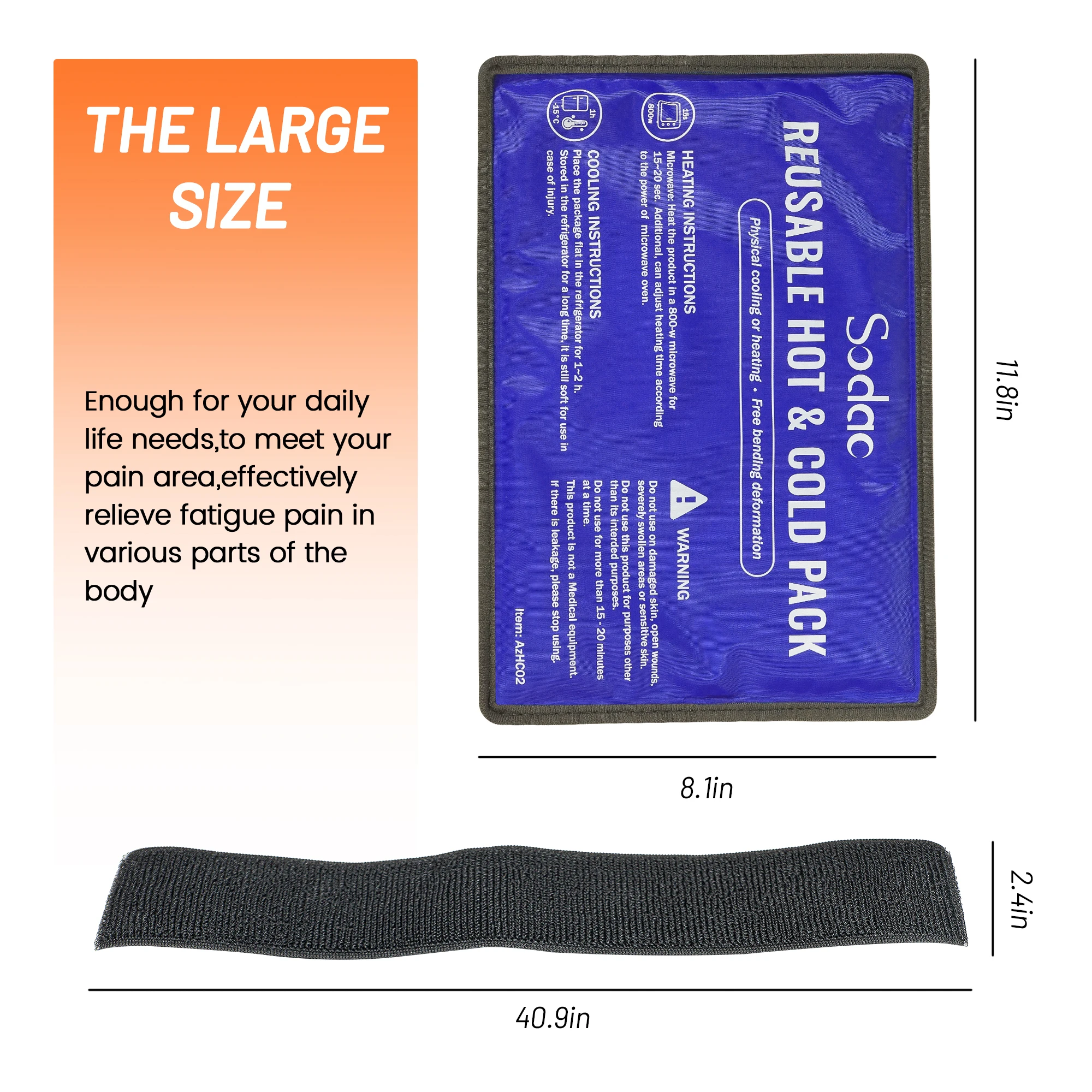 Flexible Compress Ankle Foot Shoulder Wrist Back Custom Medical Physical Therapy Knee Injury Reusable Hot And Cold Gel Ice Pack