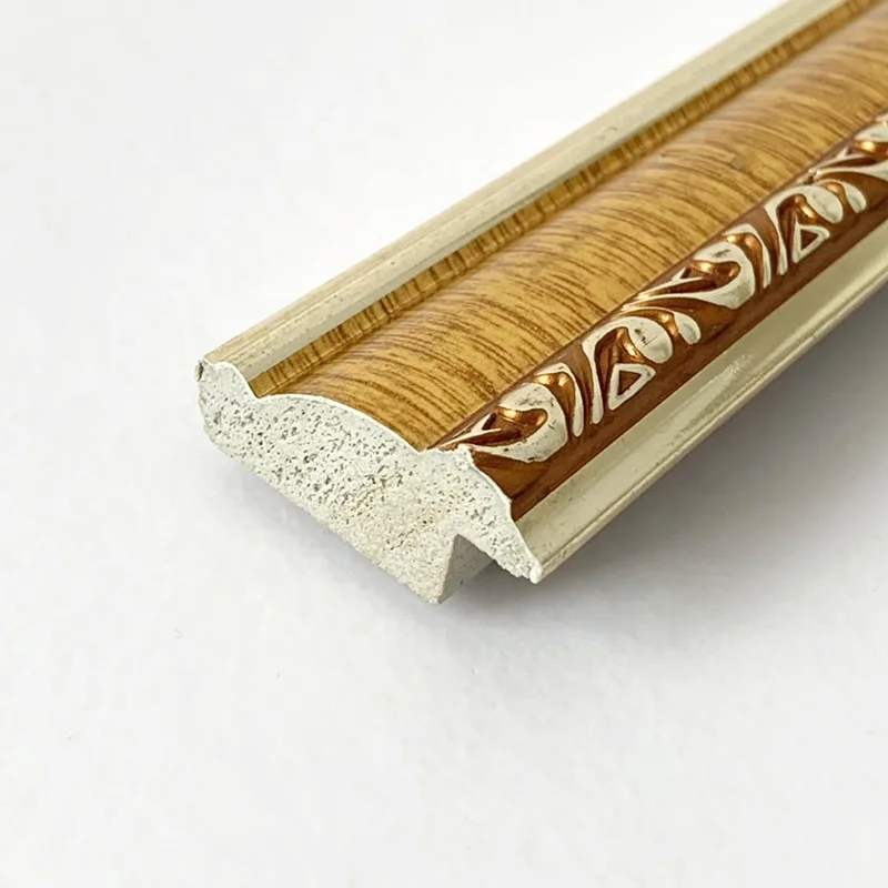 2024 new product Eco friendly PS frame moulding striated decorations PS Photo Frame moulding profile