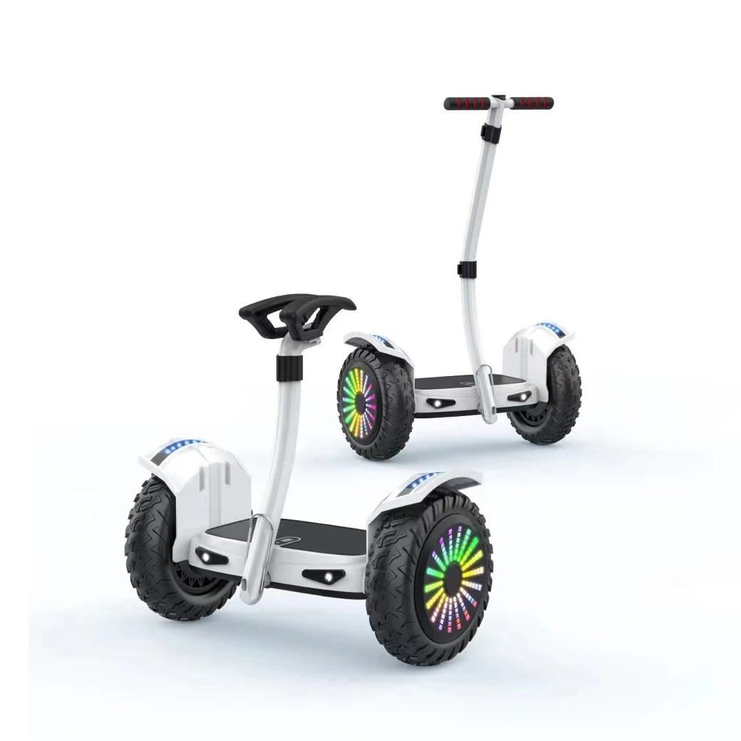 China Professional Manufacture OEM 10 Inch Smart Hoverboard Battery Adult Hummerhover Hoverboard with Lights with Handlebar