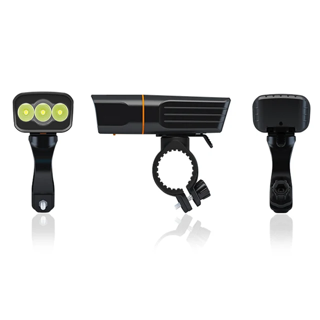Powerful USB Plastic Bicycle Front Light Handlebar 3 led super bright flashlight bicycle front lights