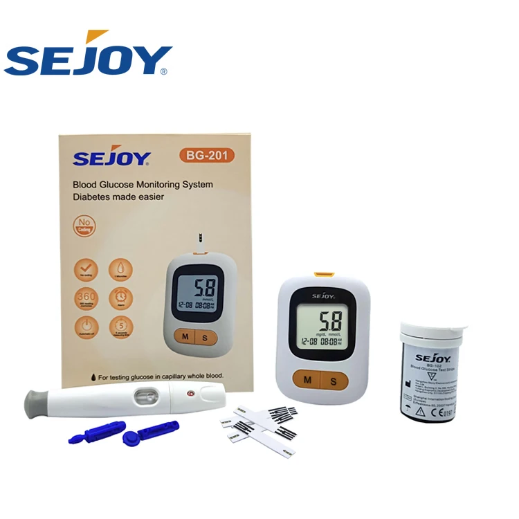 Sejoy code free glucose meter test strips wholesale diabetic test strips
