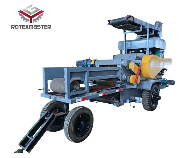 Professional 15-25 Ton Per Hour Wood Chipping Machine/ Industrial Drum Wood Chipper