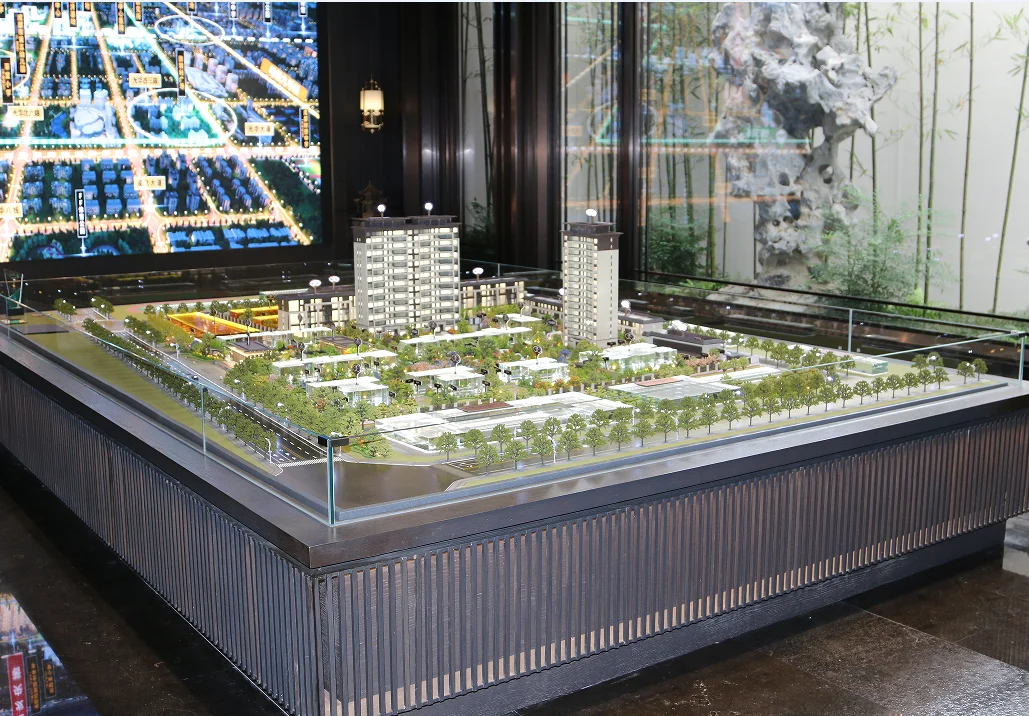 Chinese Factory Price Scale Model Makers Architectural House Model Mini nature Scene Model