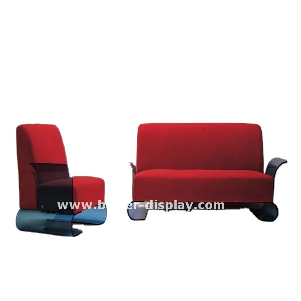 custom clear acrylic sofa organic glass sofa