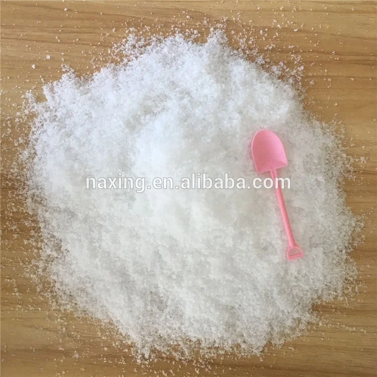 Instant expanding artificial snow decoration indoor outdoor snow magic snow for novelty toy