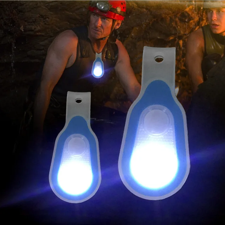 LED Safety Mini Night Running Light Button Silicone Clip Warning Lamp Led Safety Warning Lamp