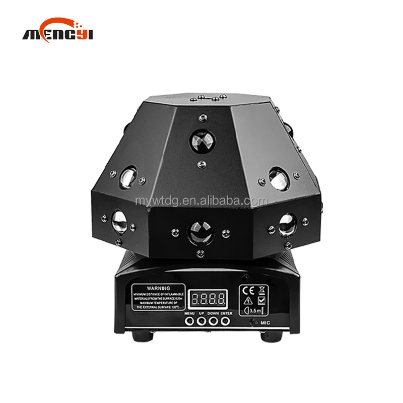 Stage Light 16pcs 4in1 Led Mushroom DMX512 Laser Ball Lazer Rain Effect Rotating Nightclub Dj Ktv Disco Light