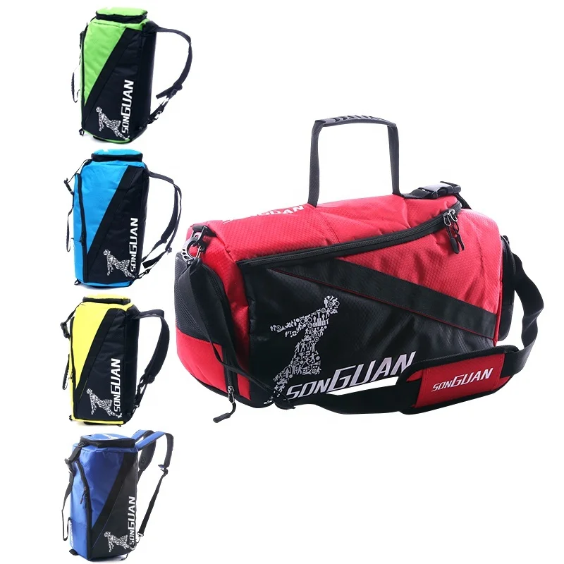 
SG8010 Wholesale Waterproof Gym Bag Sport Outdoor Waterproof Travelling Backpack with Shoe Compartment 