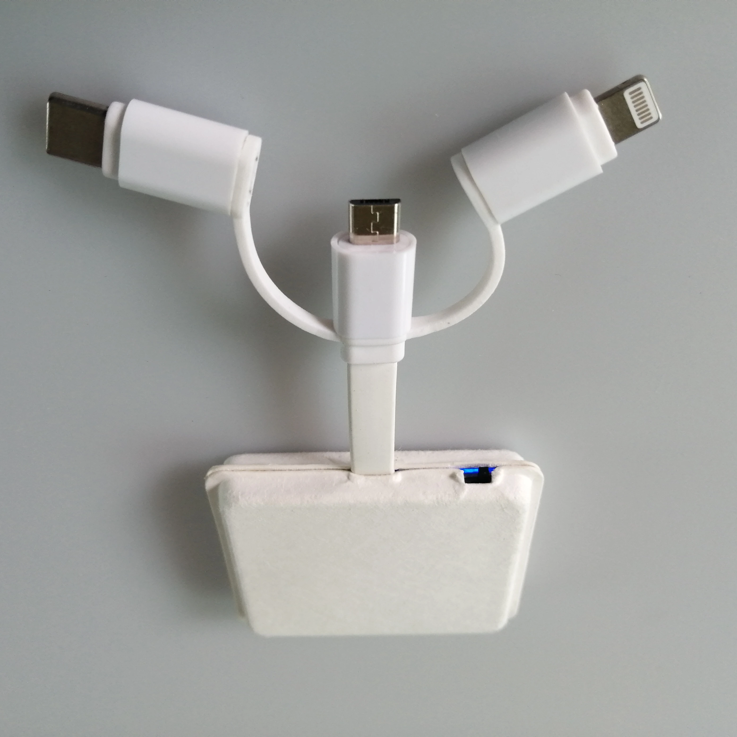Disposable power bank with paper case eco-friendly 2500MAH
