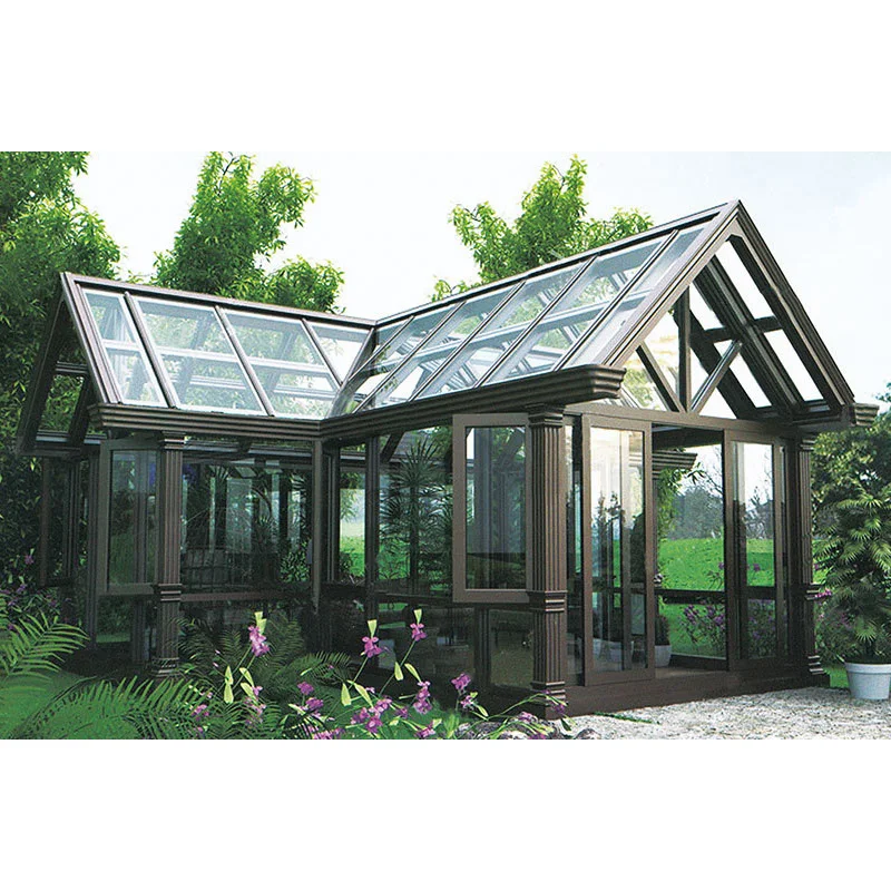 DIAOSI SangRui 60 Теплоизоляционный алюминиевый солнцезащитный светильник Lowe Glass для наружных солнцезащитных залов экологичный сборный дом сада