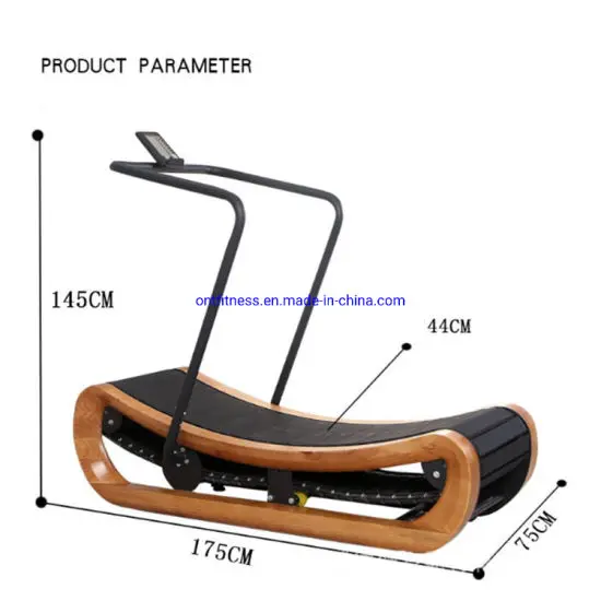 Новая популярная Механическая изогнутая беговая дорожка Tmax Woodway, беговая дорожка для фитнеса, самомоторизированная изогнутая беговая дорожка