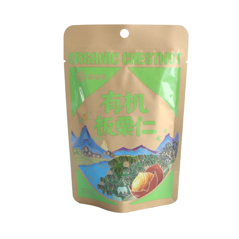 Wholesale OEM Organic Green Chestnuts Halal Certification Roasted Packed Chestnuts