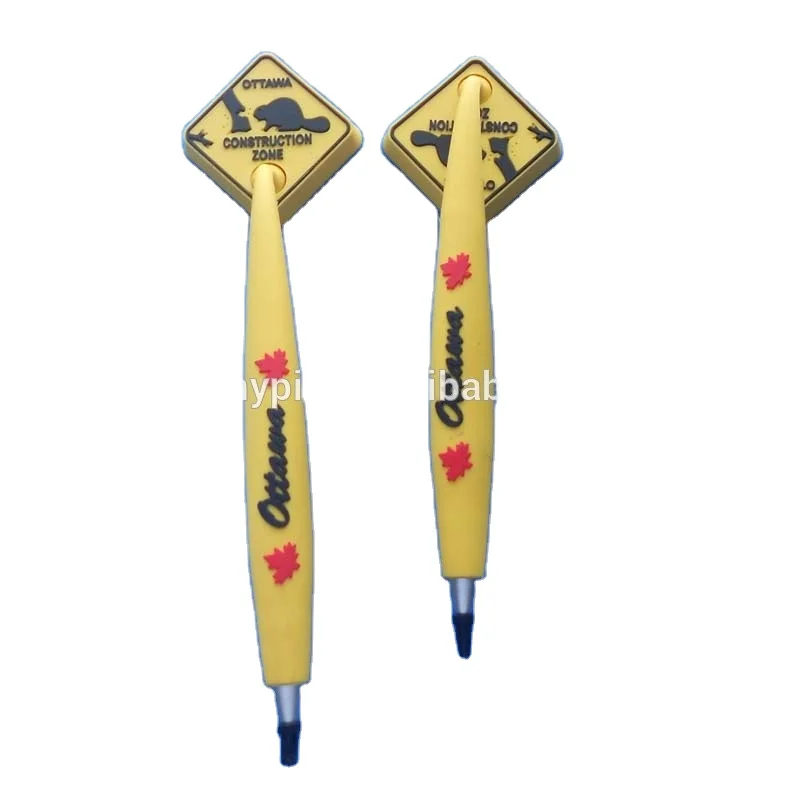 
 Пользовательские желтый цвет тиснением Оттава maple лист магнит ручка для Декор для холодильника  