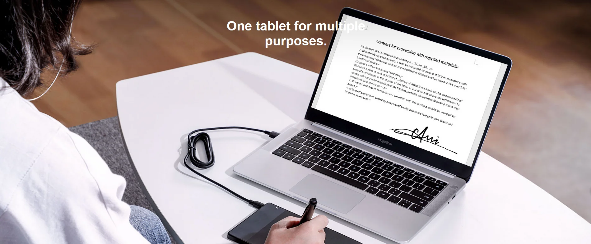 Новое поступление, графический электронный бумажный планшет HUION 420 200PPS