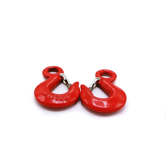Top quality Fastener Tools carbon steel Red Eye Lifting hook with multiple specifications Factory direct.