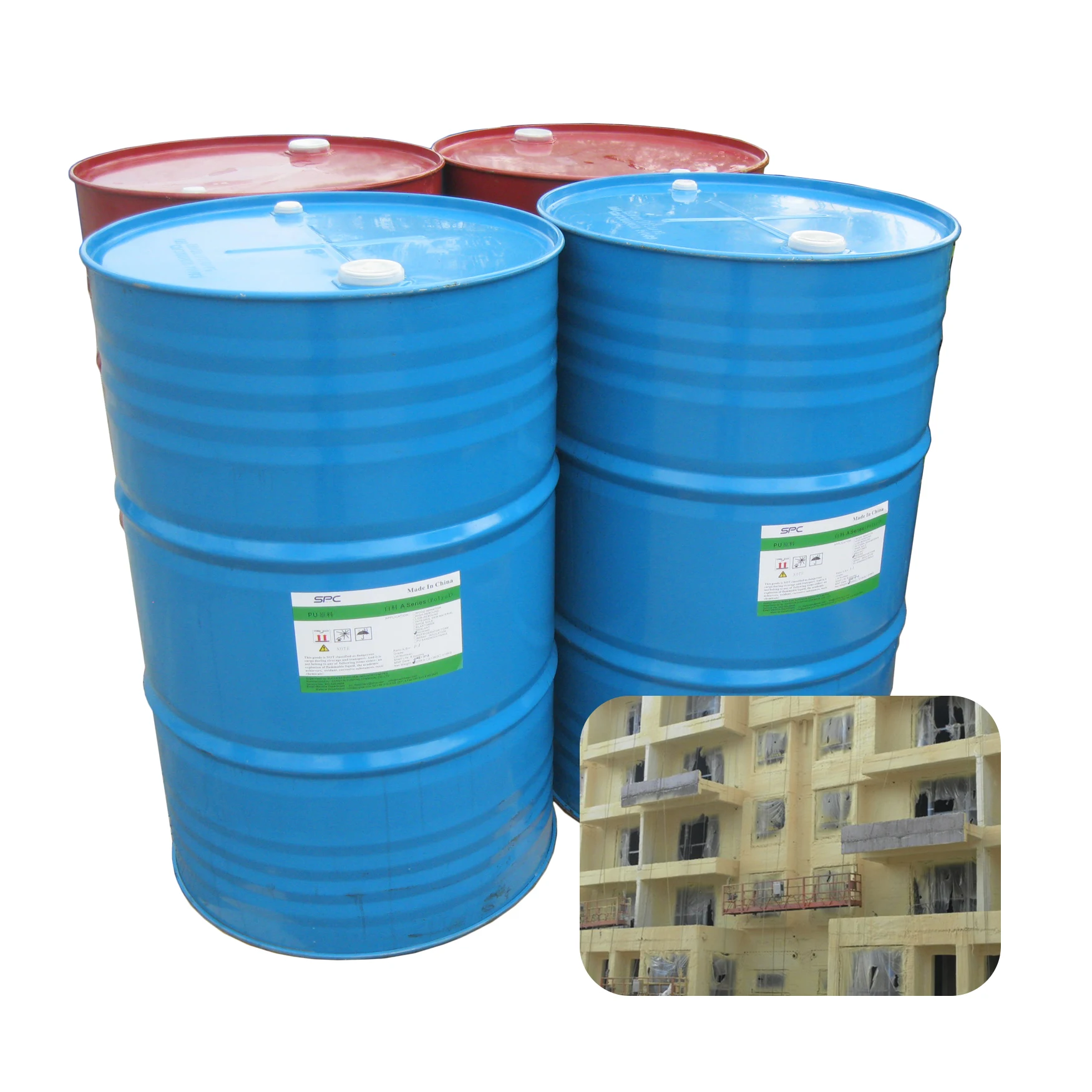 Изоляция из жесткого пенополиуретана Полиэфирный полиол + ISO