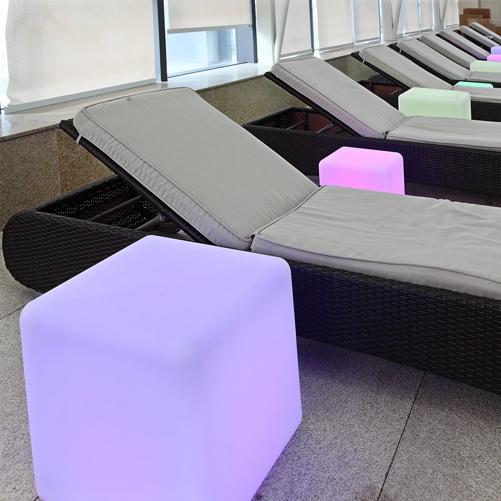 300x300 мм верхнее умное управление газон садовые кубические светильники для наружного освещения