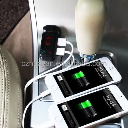 Bluetooth беспроводной комплект Автомобильный Mp3 плеер fm-передатчик беспроводной USB Автомобильное зарядное устройство