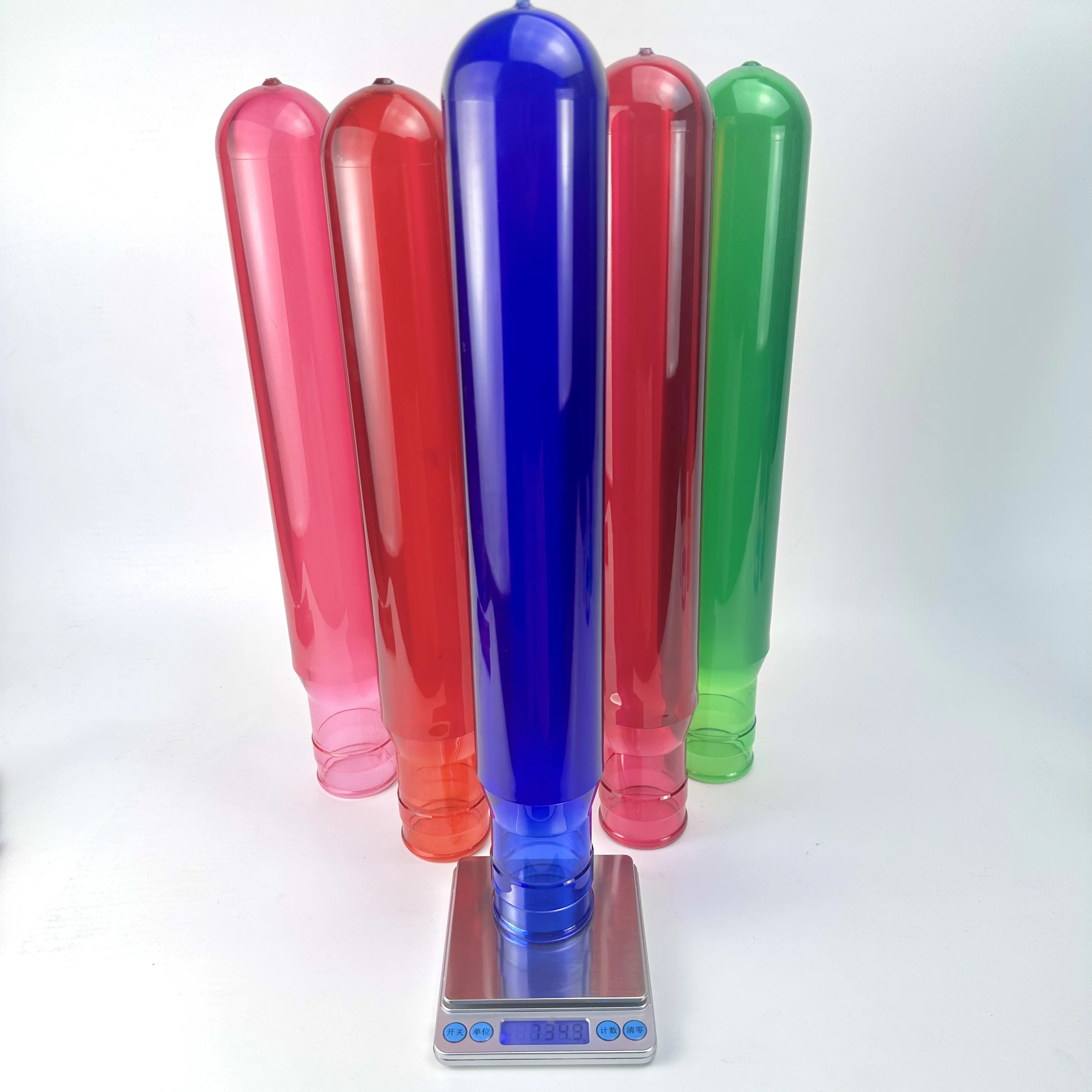 5gallon 700g 730g Blow Moulding Machine 20 Liter  750g Plastic Blue transparent 5gallon PET preform