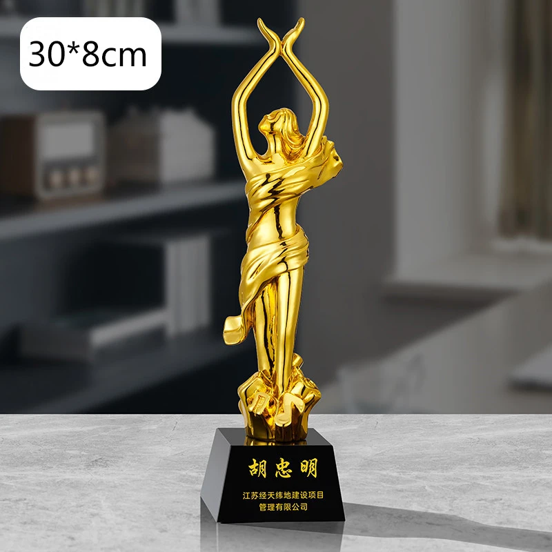 Trophy Cup Metal Brass Trophies Medals Custom Gold Foil Resin Gold Plastic Trophy Cup Award Products Manufactures