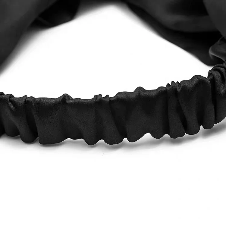 Silk Headband 100% Pure Hair Band Cross Elastic Hairband For Women